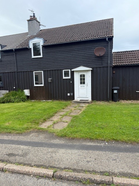 Photograph of swedish timber semi detached property